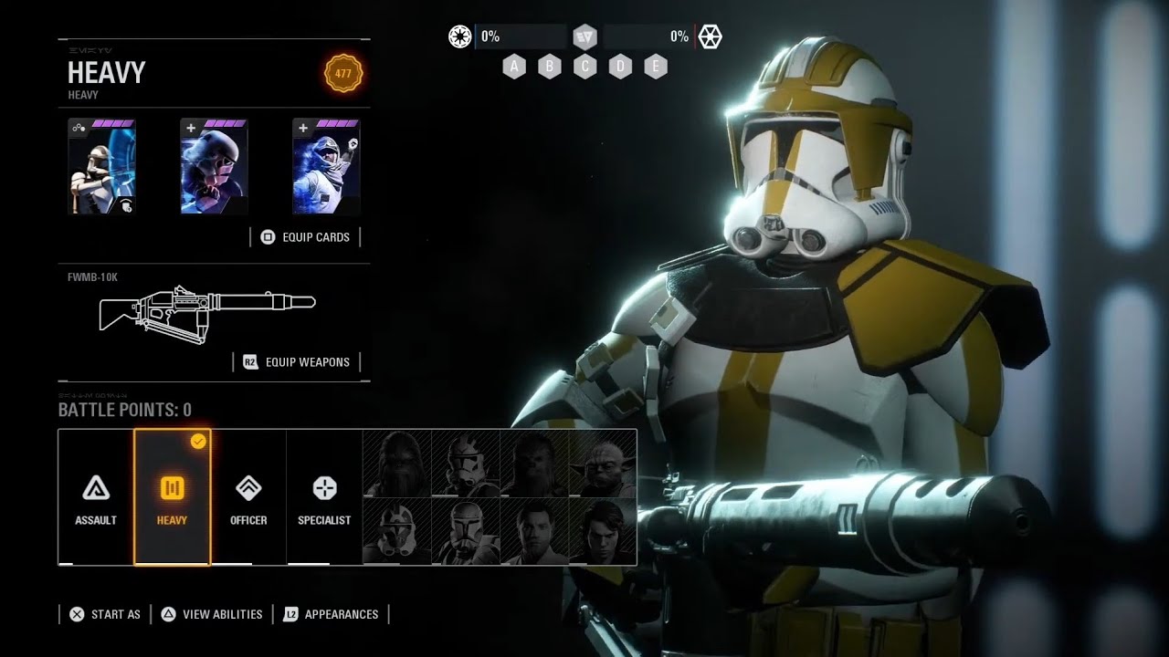 Star Wars battlefront 2 no commentary fwmb 10k , dc15le , clone commando , heavy more 👇