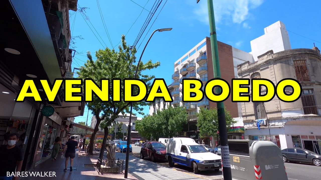 [4K] Buenos Aires Walk - Avenida Boedo / Barrio de Boedo - Barrio de Almagro / Buenos Aires