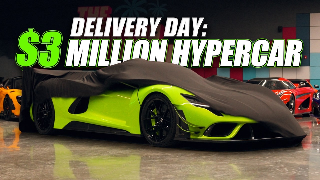 My $3,000,000 Hennessey Venom F5 Revolution Is Here!