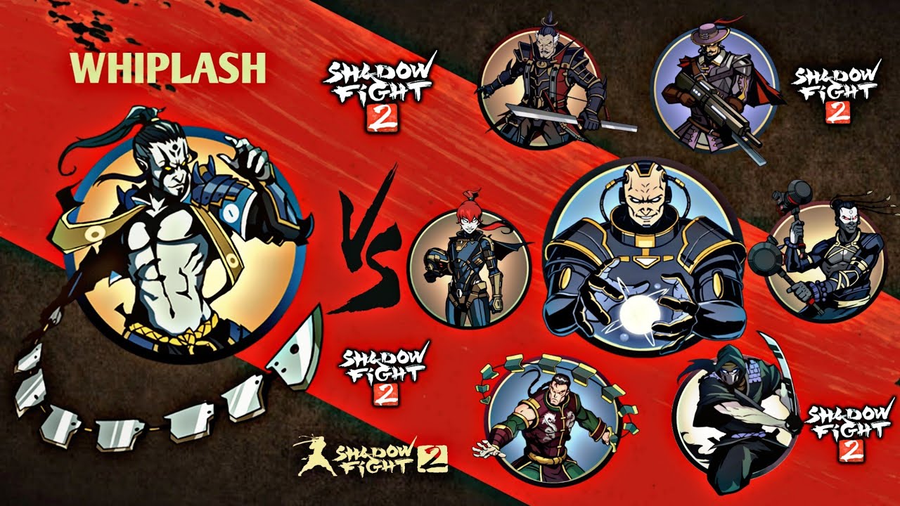 Shadow Fight 2 | Whiplash vs Titan and Bodyguards