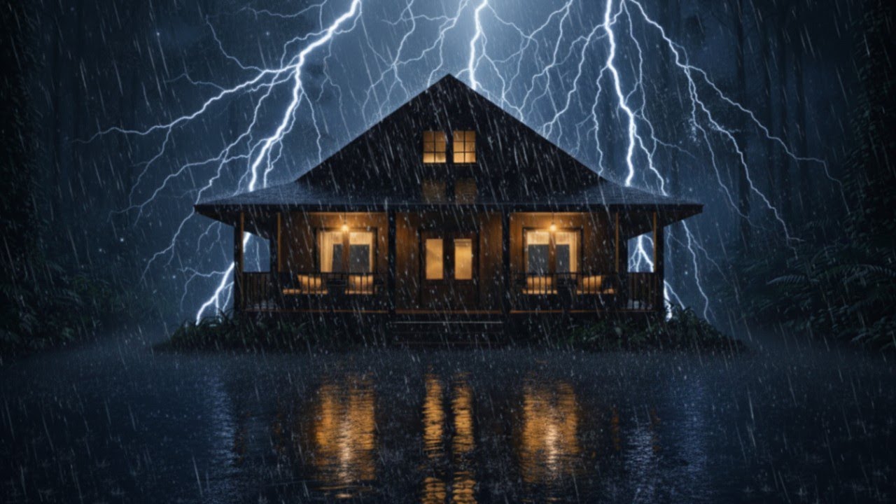 Rain Sound for sleeping | no ads | 8 hours rainsound and thunderstorm | For relaxing and focus