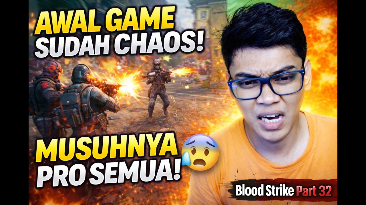 Awal Game Sudah Chaos! Loot Tipis Tapi Musuhnya Pro Semua 😨 | Blood Strike Part 32