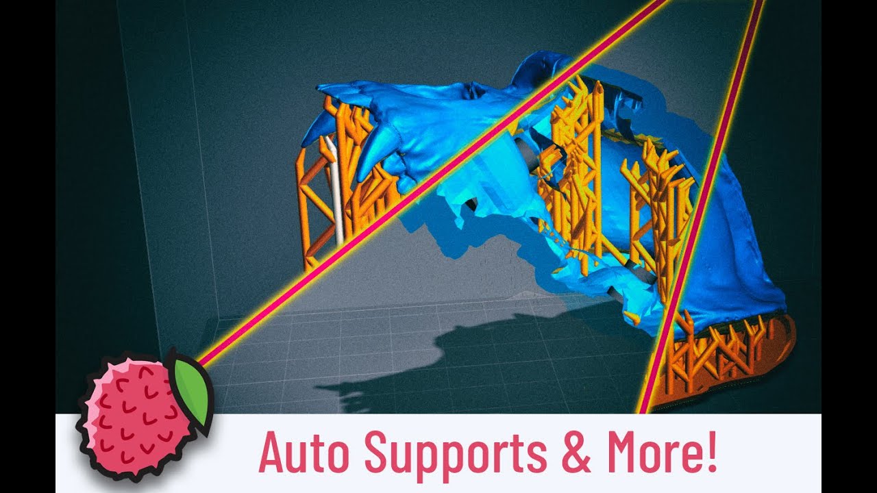 Lychee Slicer 004 - Auto supports, customizing supports, internal supports, rafts, and more!