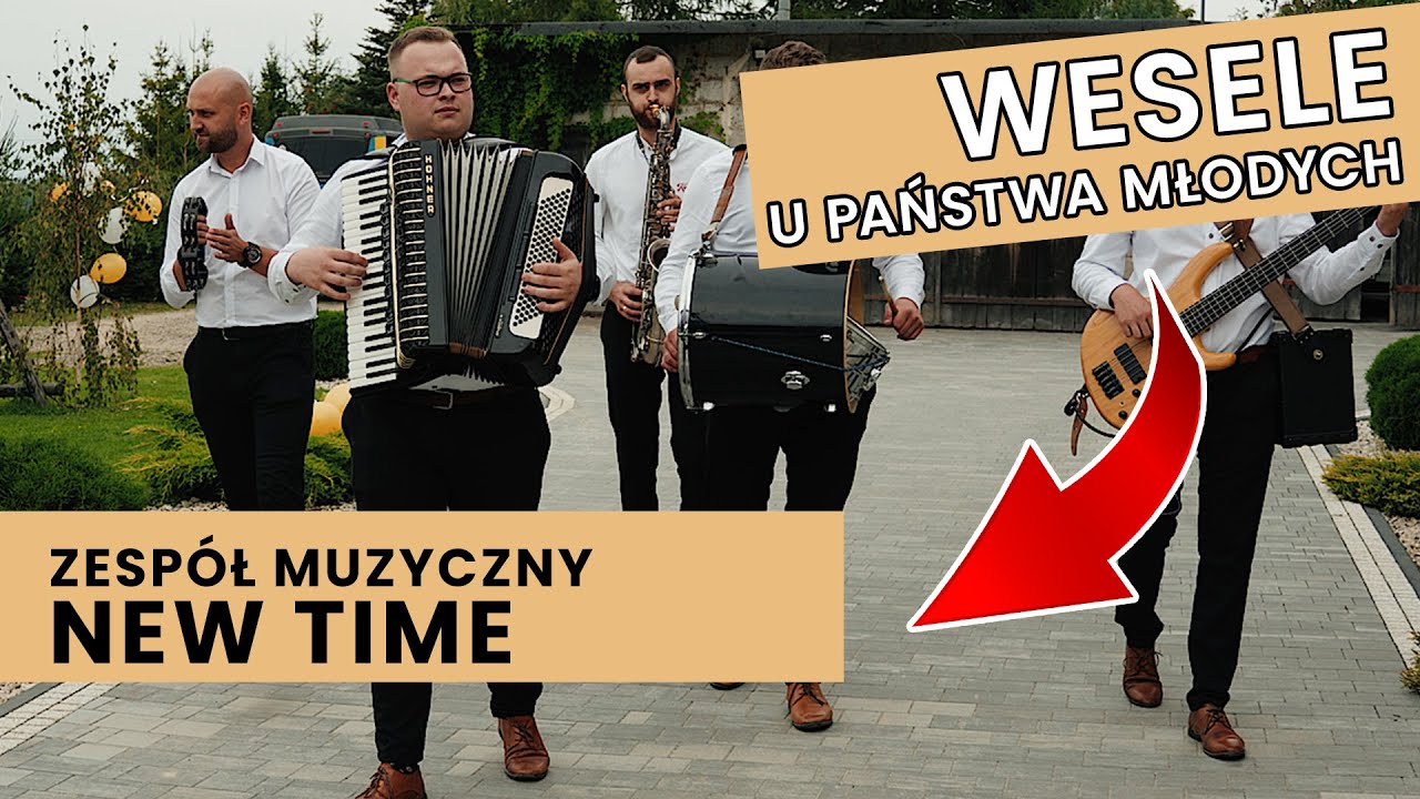 Zespół New Time - Przyśpiewki weselne u Państwa Młodych! Tradycyjne polskie wesele! Nowość 2024!