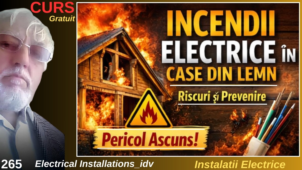 265.  Incendii Electrice in case din Lemn-Cauze,prevenire,conditii de executie, solutii tehnice .