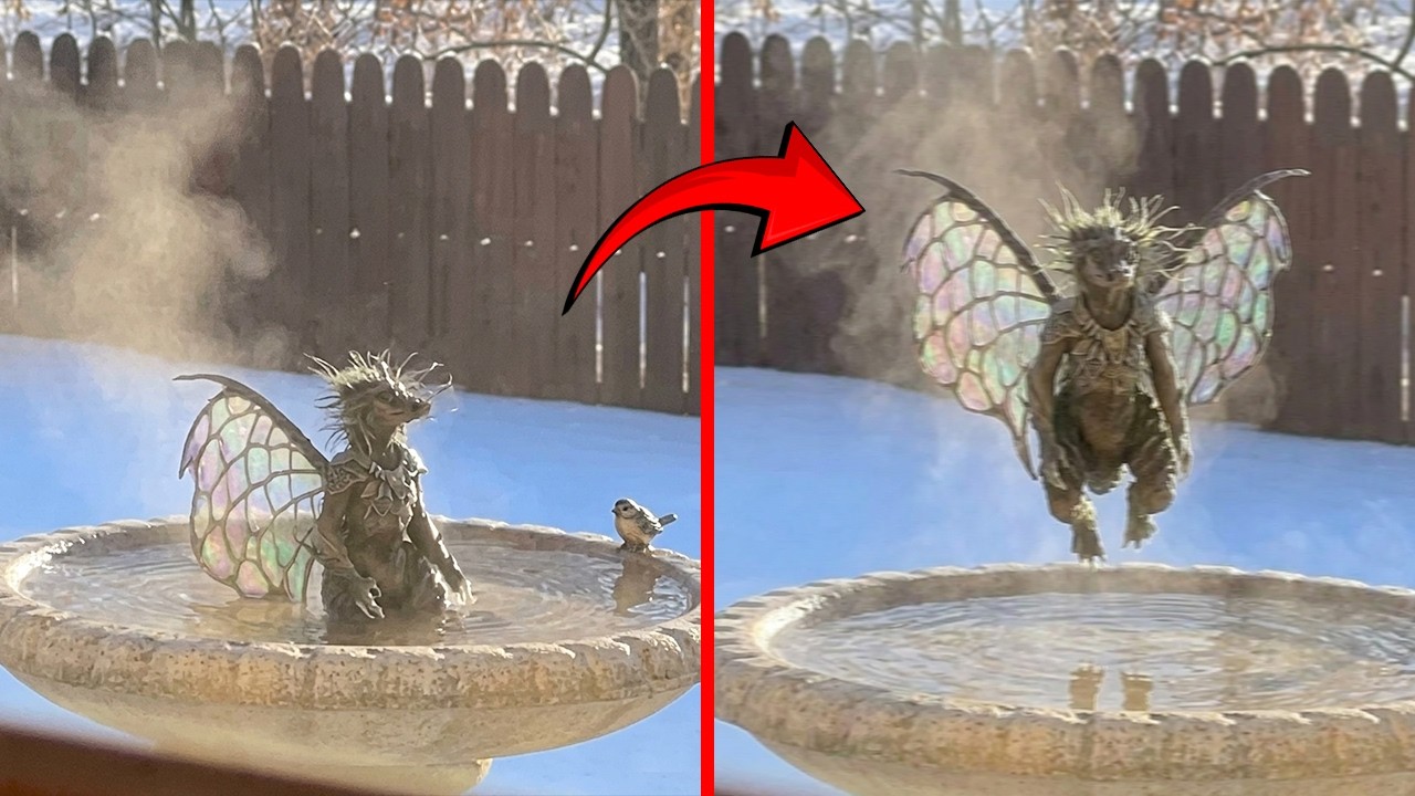Man Recorded A Strange Fairy In His Backyard | One That Nobody Has Ever Seen Before!