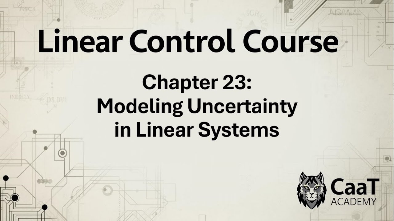 Linear Control Course | Chapter 23: Modeling Uncertainty in Linear Systems