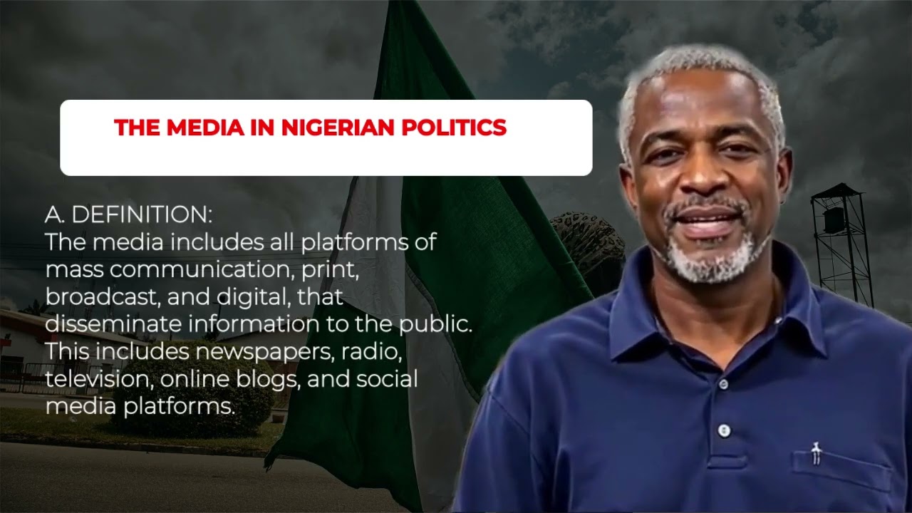 NIGERIAN GOVERNMENT AND POLITICS MODULE 9  Civil Society, Media, and Public Opinion in Nigeria