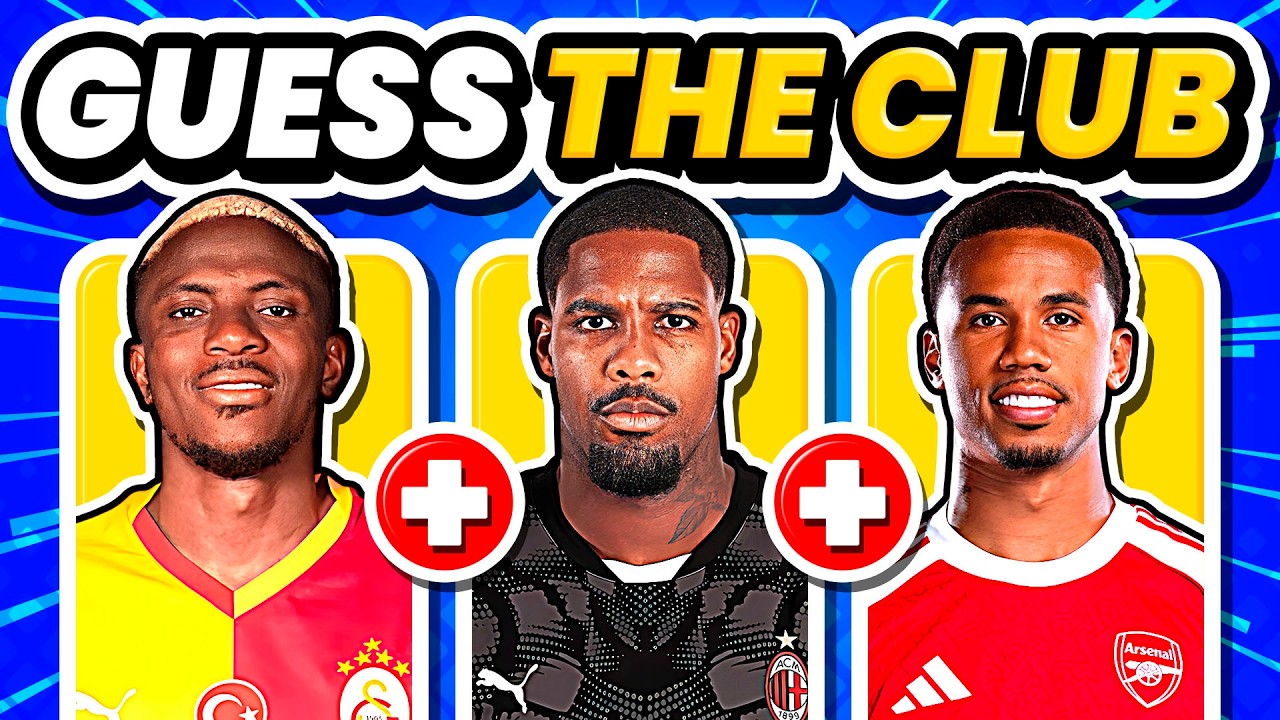 Guess THE CLUB by The 3 PLAYERS! | FOOTBALL QUIZ TRIVIA 2026
