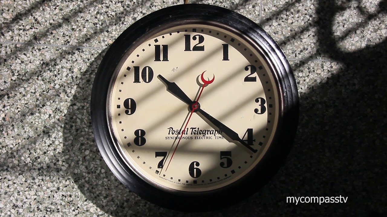 1930s Postal Telegraph Synchronous Electric Time Clock by Hammond 🇺🇸