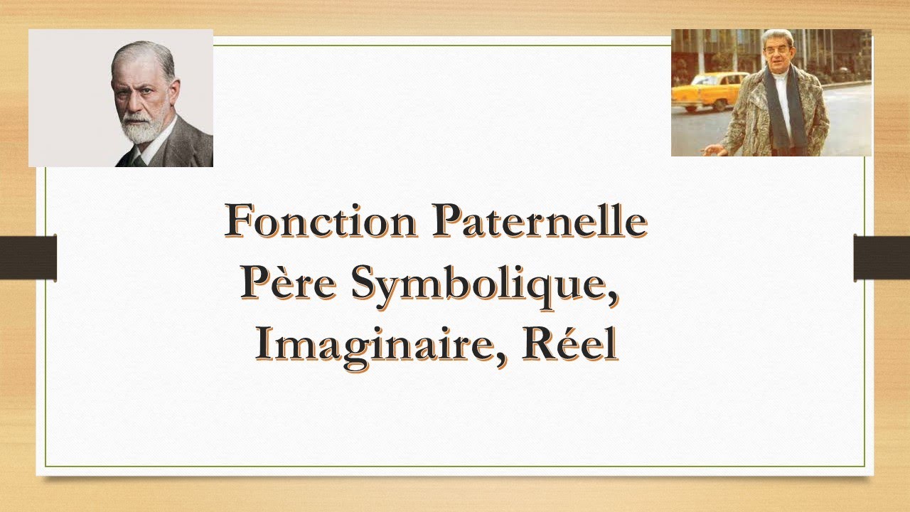 Fonction paternelle : P&egrave;re Symbolique, Imaginaire, R&eacute;el
