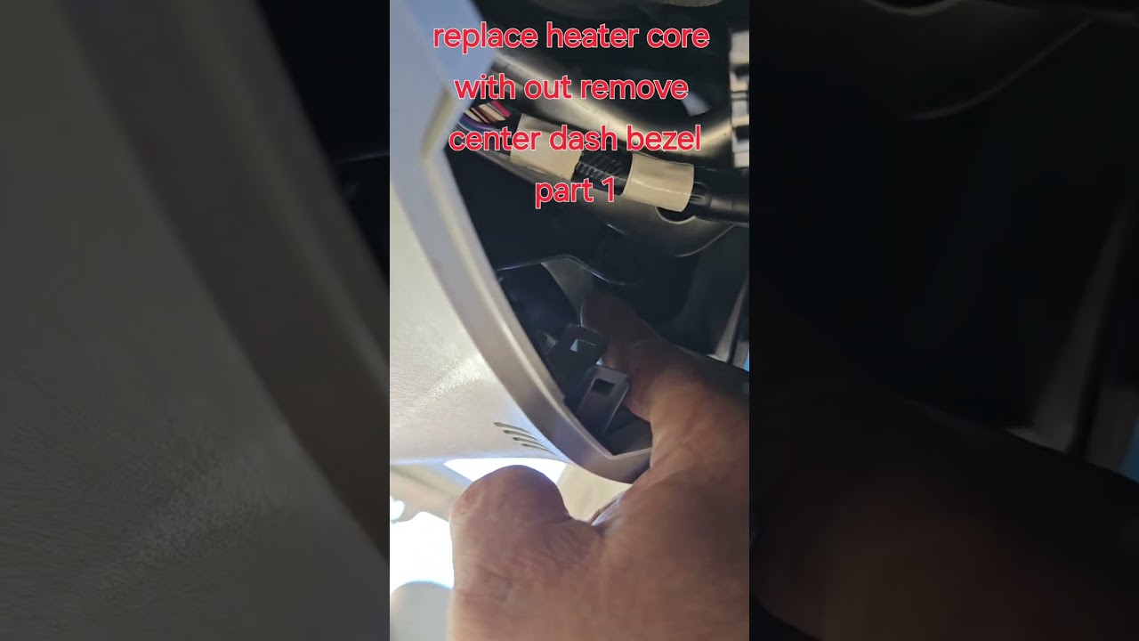 08 sienna replaced heater core part 1