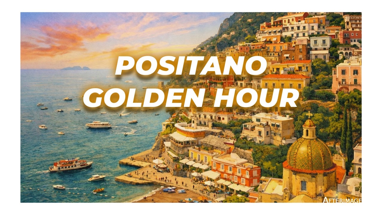 Positano, Amalfi Coast | Golden Hour Flow | Seaside Riviera Groove