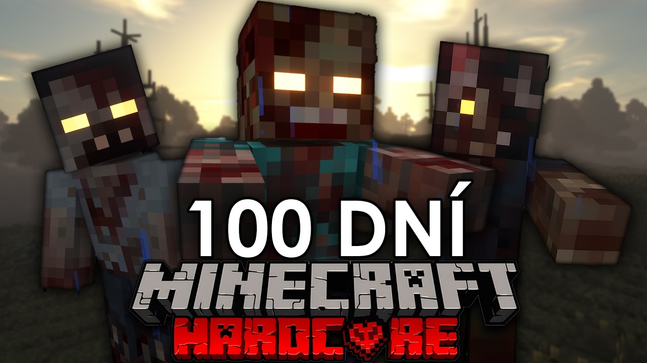 Přežil Jsem 100 Dní V Zombie Apokalypse V Minecraftu
