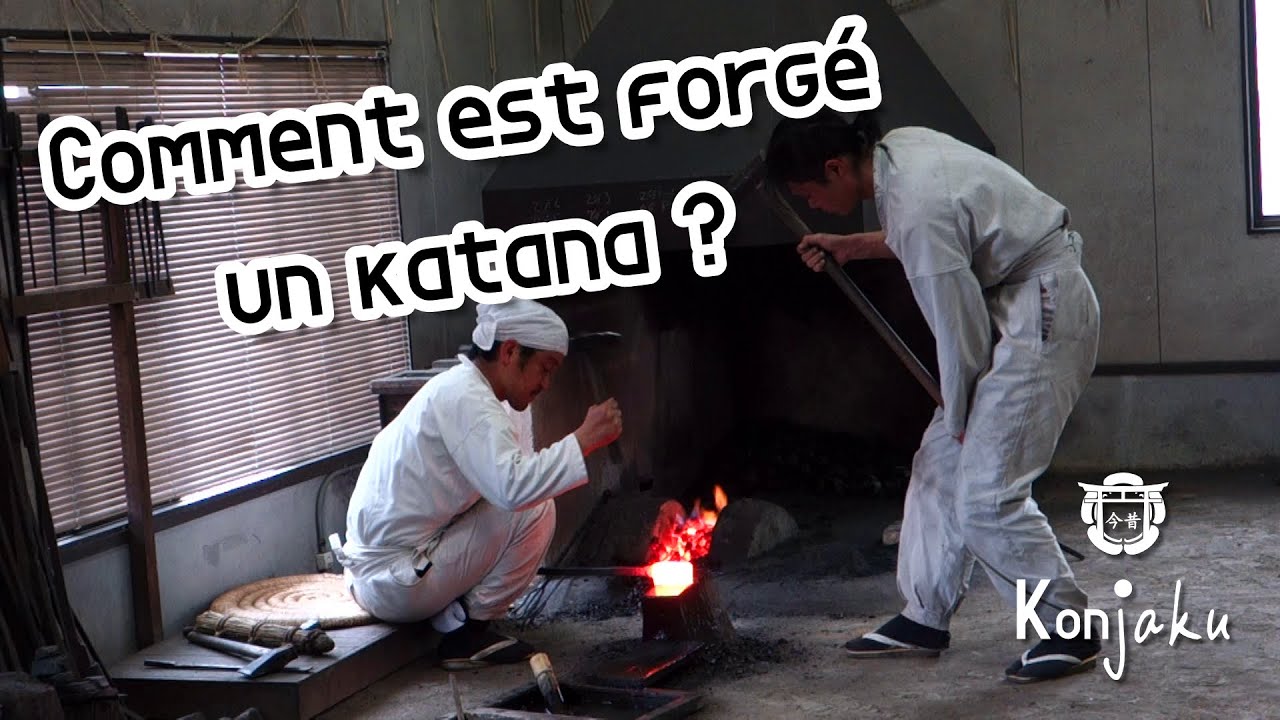 Comment est forgé un véritable katana japonais ?