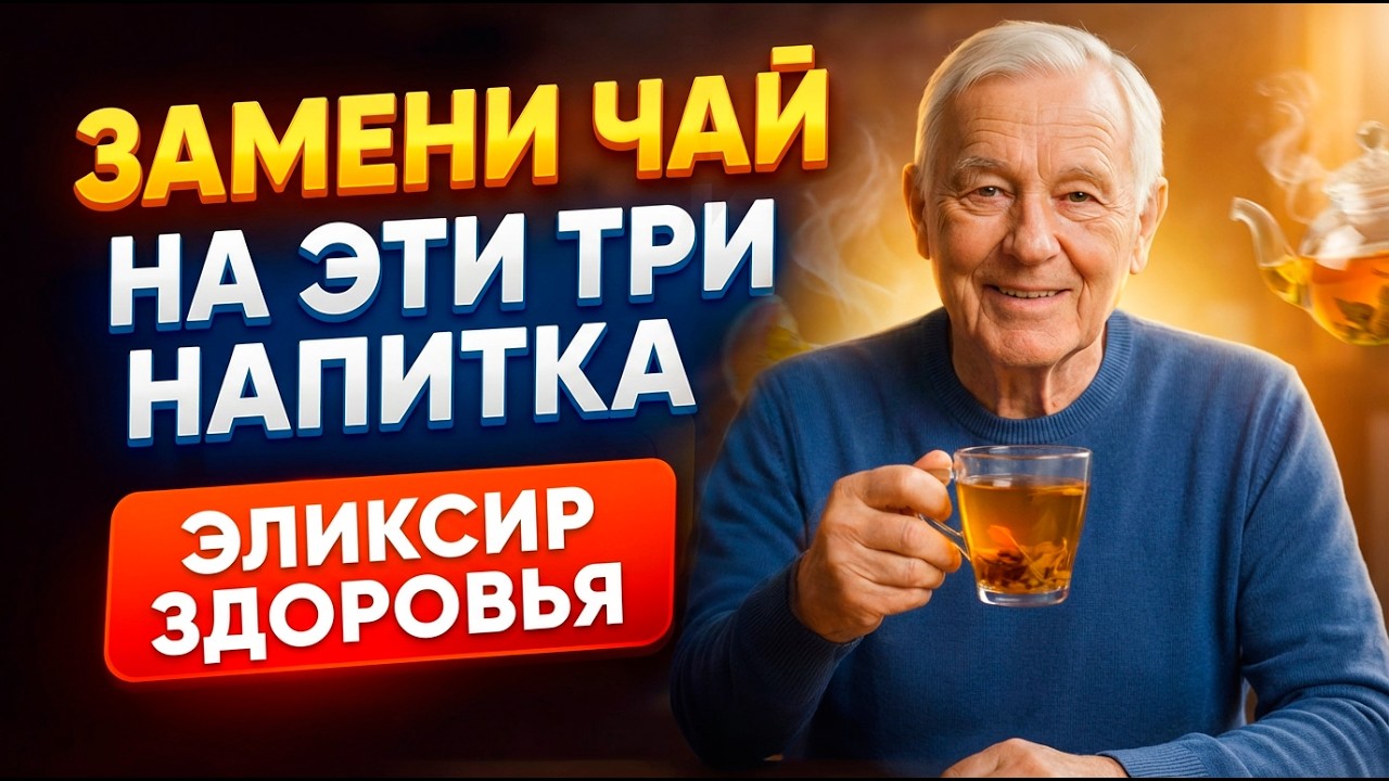 3 целебных напитка, которые обновят организм после 60 лет