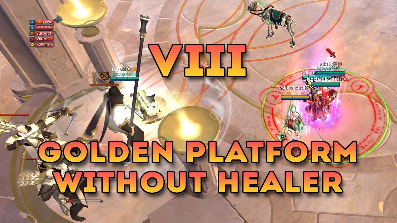 Albion Online: Золотая платформа T8 без хила / Golden Platform T8 without healer