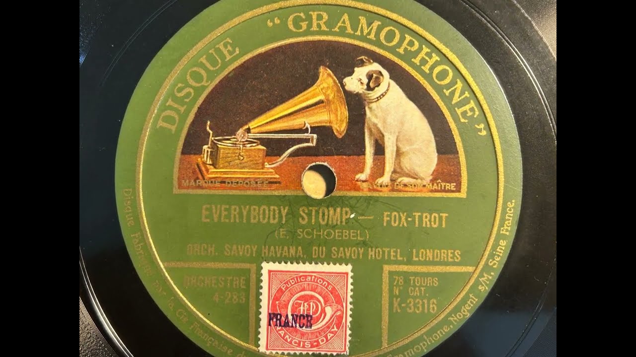 Everybody Stomp - Savoy Havana Band - French HMV K 3316