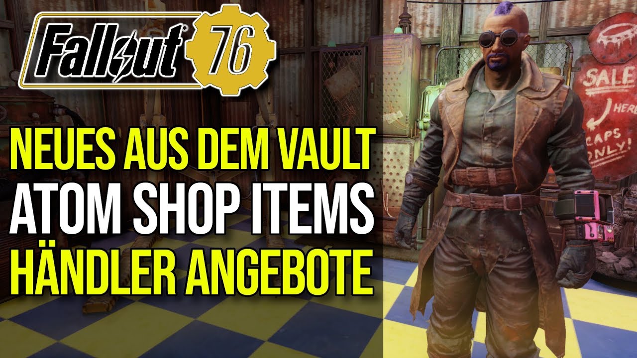 Neue Items & H&auml;ndler Angebot | Neues aus dem Vault | Fallout 76