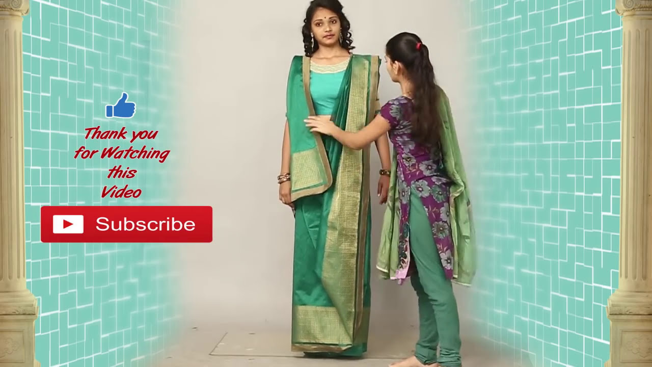 How to Wear Draping bengali saree কিভাবে বাংলা সাডি পড়বেন