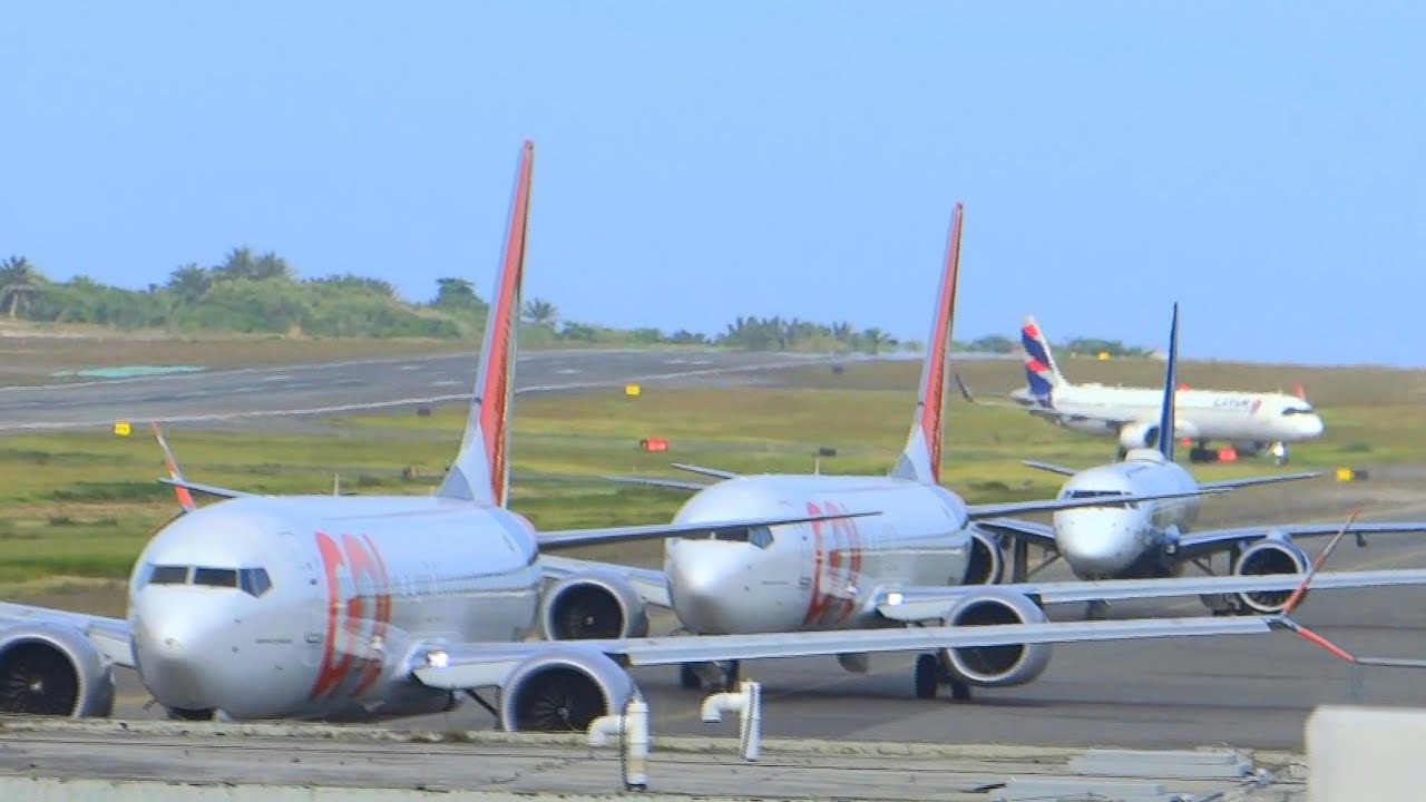 Movimento Pós-Carnaval no Aeroporto de Salvador - Pousos e Decolagens incríveis ✔