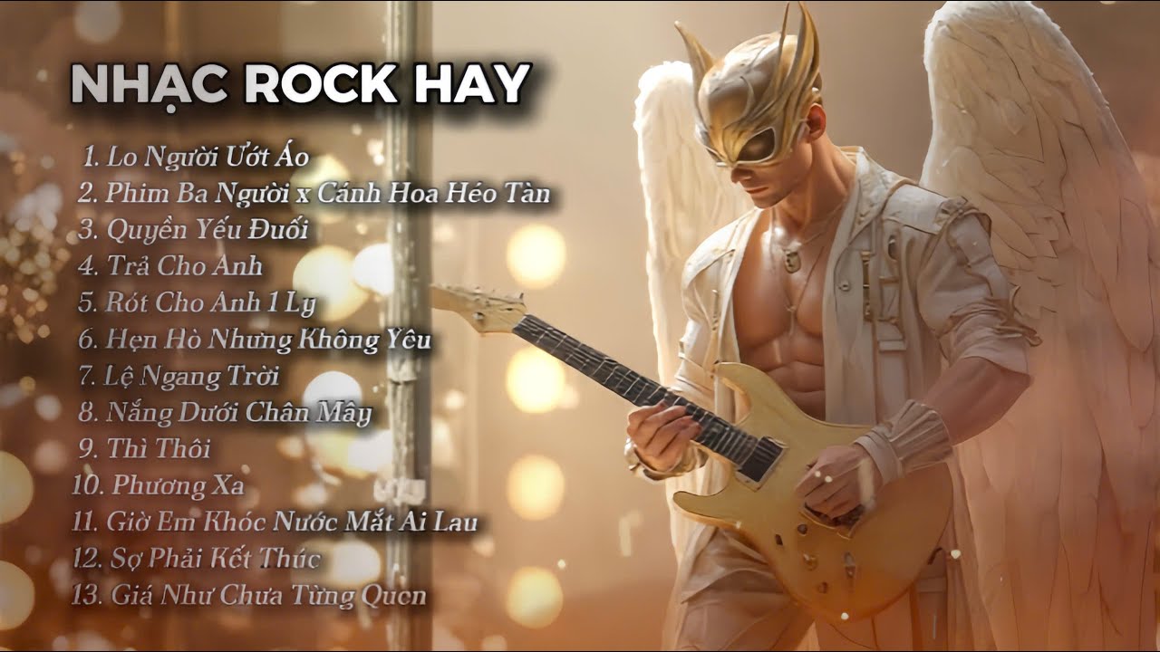 Metal Rock Bản Chuẩn Tiktok | NHẠC ROCK HAY | ROCK REMIX | Lệ Ngang Trời | Lo Người Ướt Áo