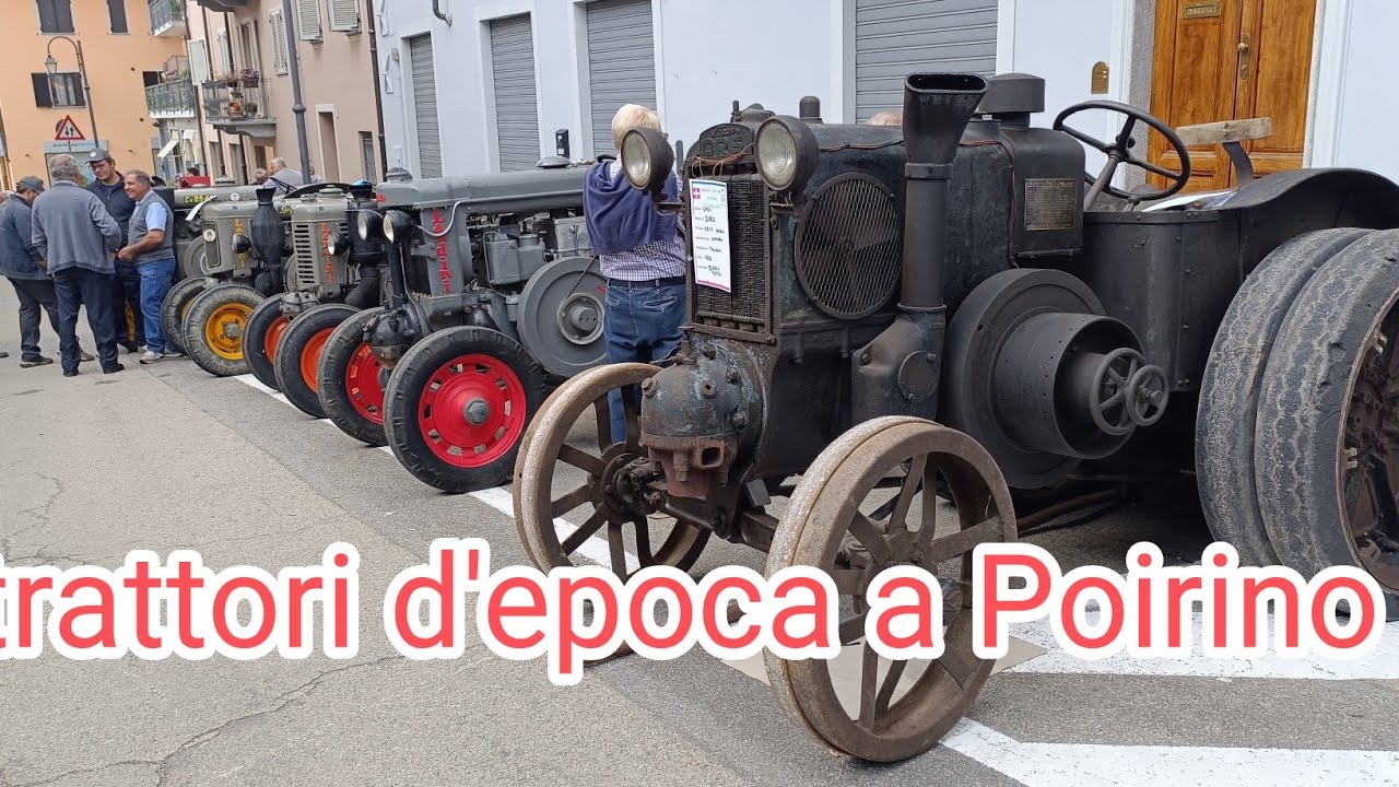 Raduno trattori d'epoca a Poirino