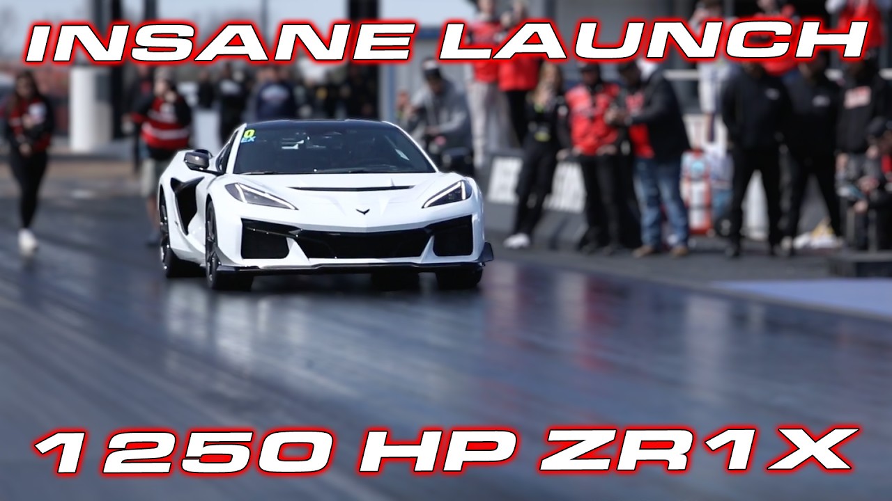 НОВЫЙ КОРОЛЬ * Каково это — проехать четверть мили на Corvette ZR1X мощностью 1250 л.с. и показат...