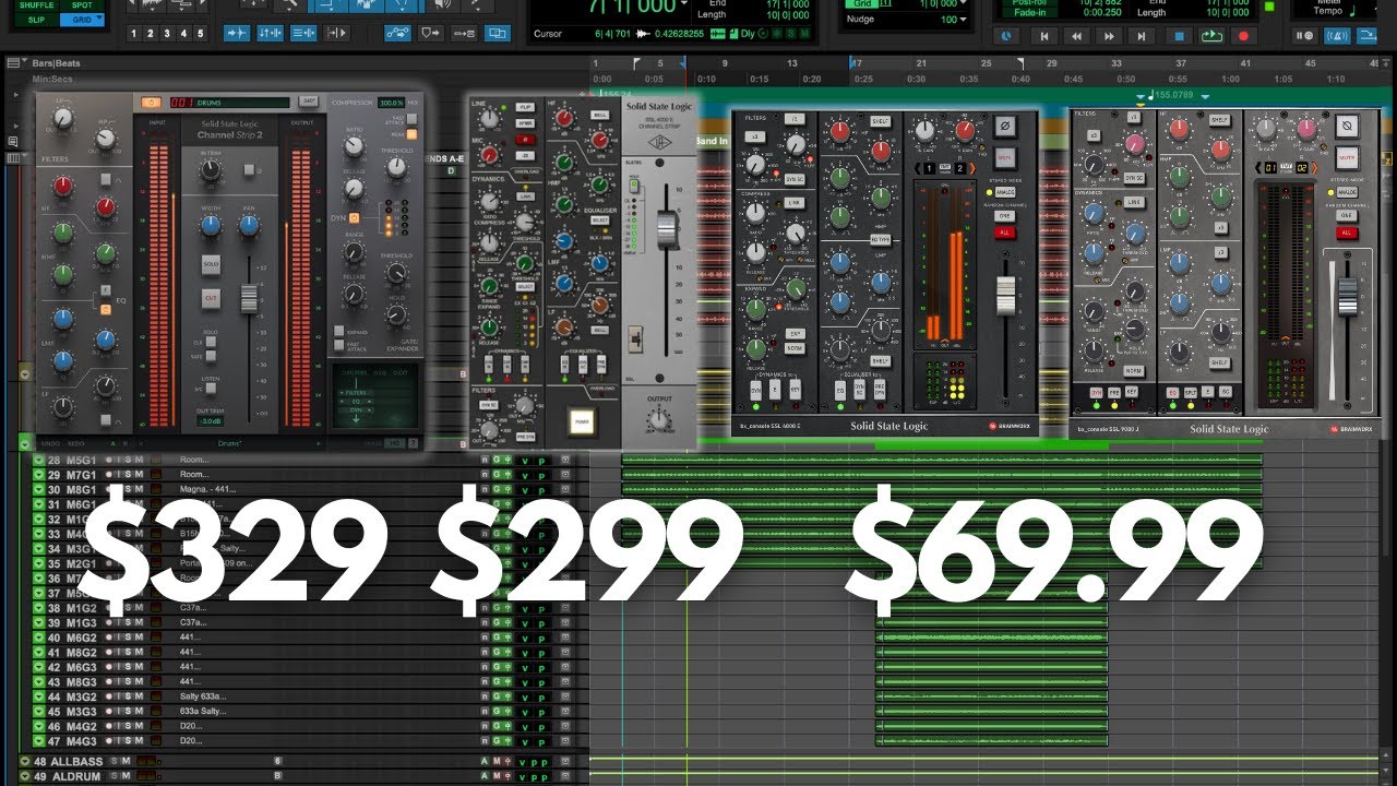 SSL Channel Strip Review, Who Did It Better?