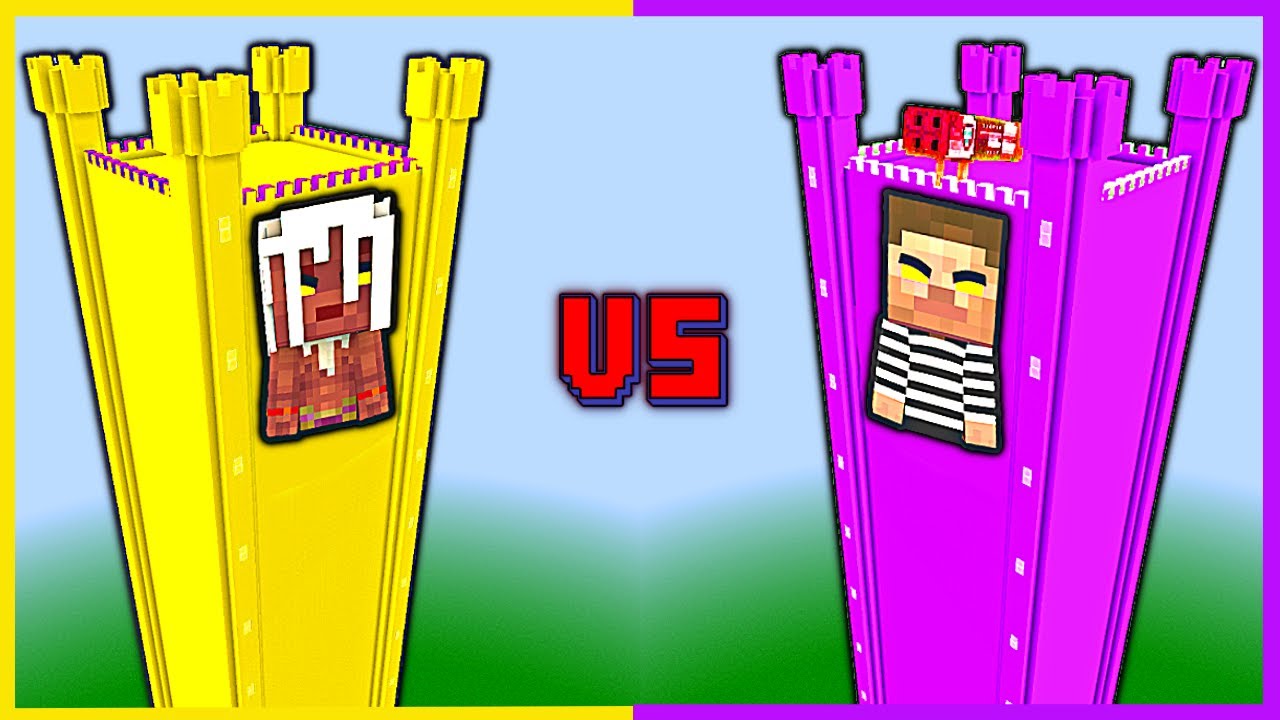 AREF KULE VS H&Uuml;SAMETTİN KULE! 😱 -Minecraft