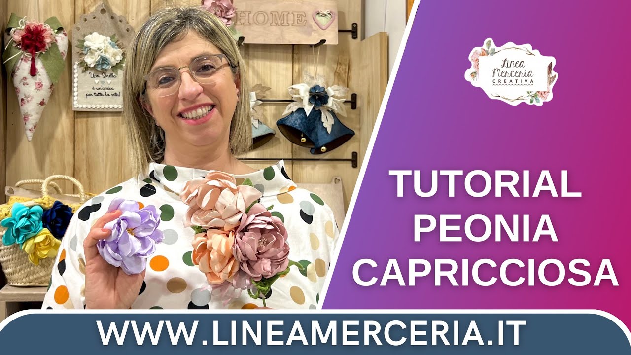 Linea Merceria Creativa Peonia Tutorial creativo