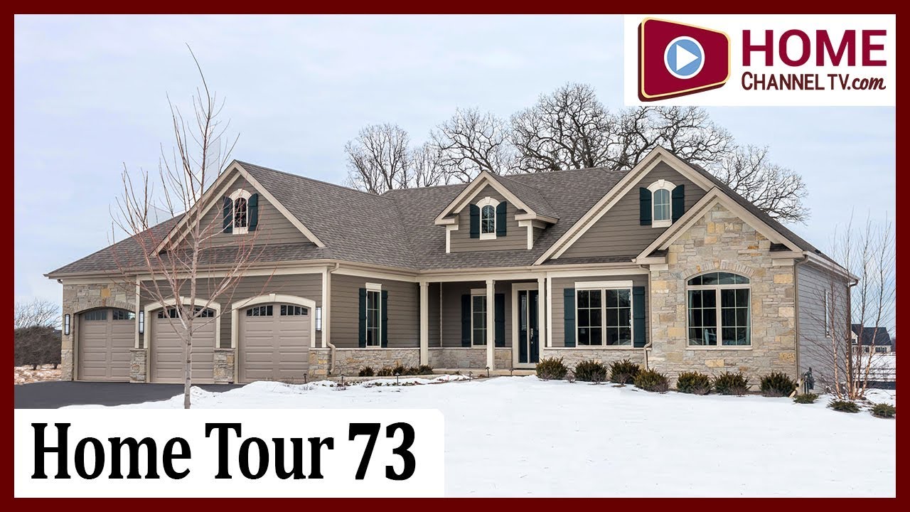 Open House Tour (Vlog 73) - Custom Ranch Home - Pioneer Oaks in Ringwood, IL