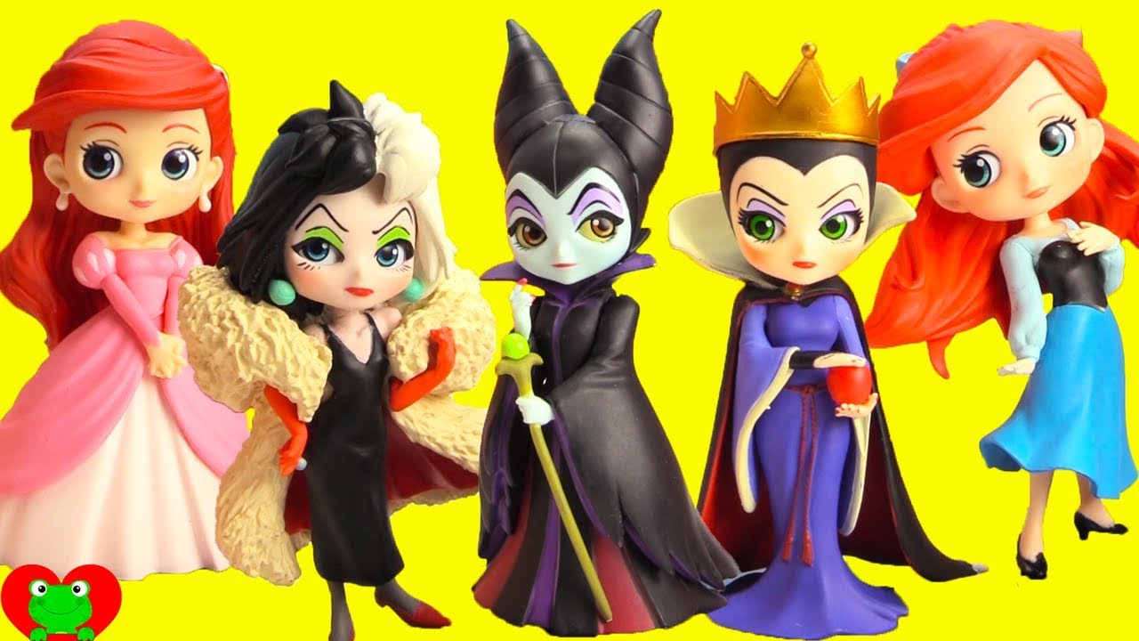 Unboxing Princess QPosket Petites Villains with Ariel, Cinderella, Belle