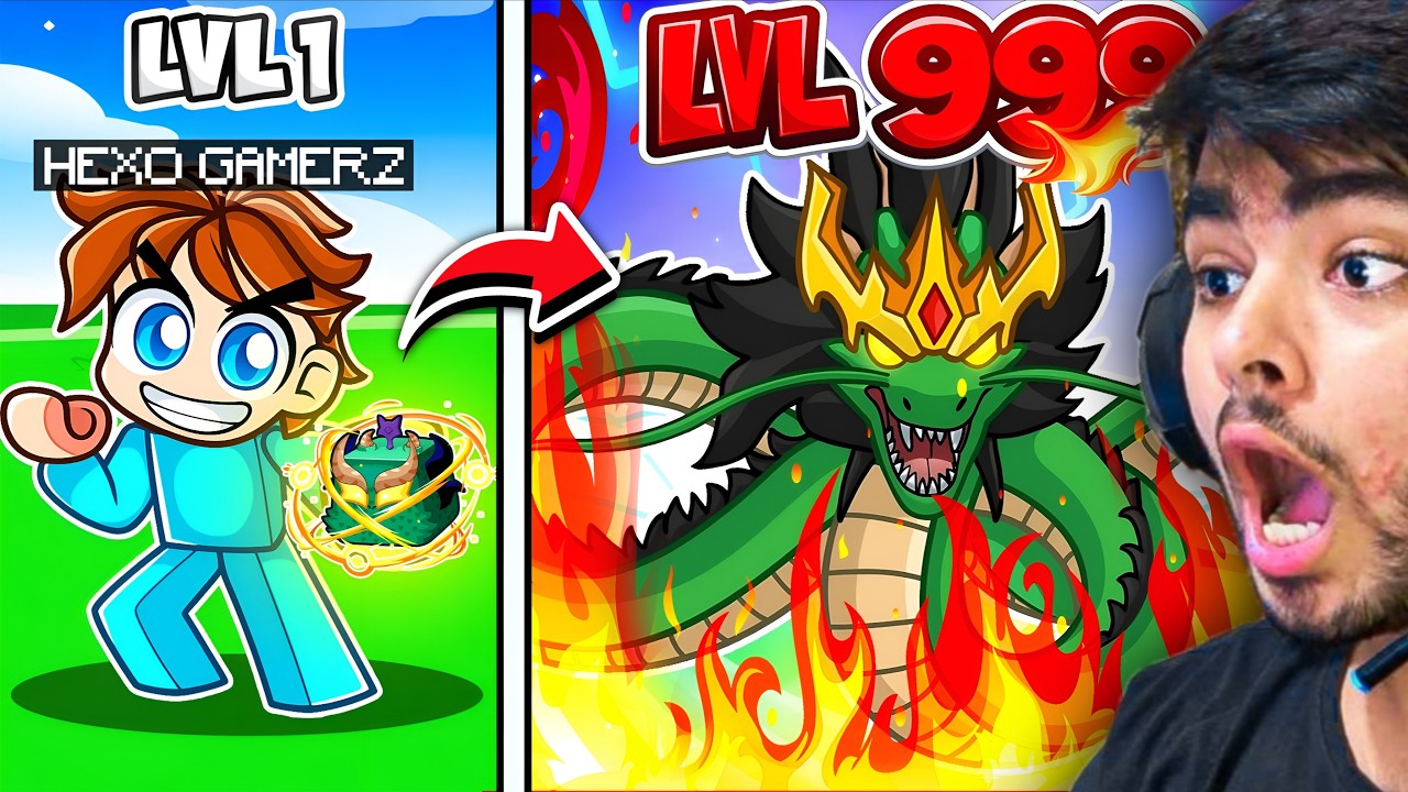 NO WAY! Hexo got PERM DRAGON in Blox Fruits 😱| Roblox