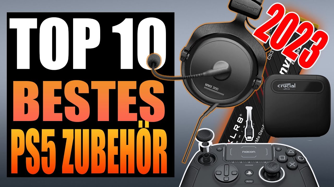 Playstation 5 - Bestes Zubehör 2023 - Top 10 - Damit wird Eure Playstation 5 NOCH BESSER