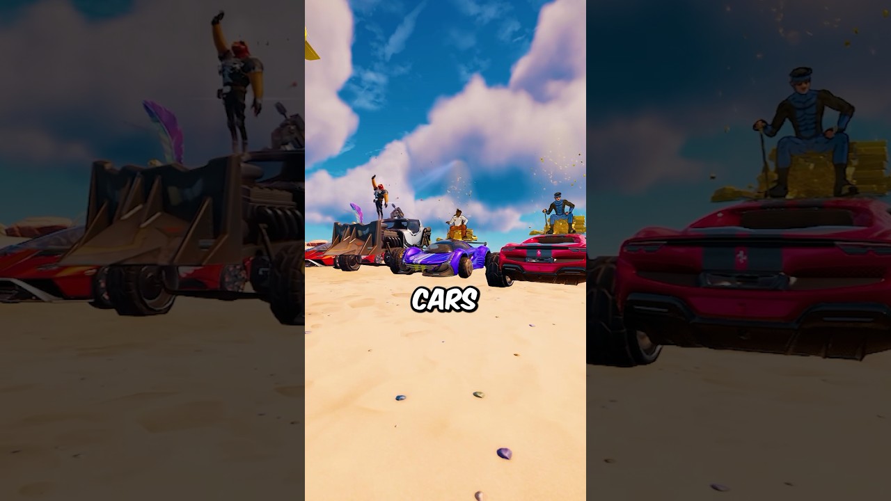 You can now build custom cars in my GTA inspired fortnite map! 🤯#fortnite #BankCity #GTA
