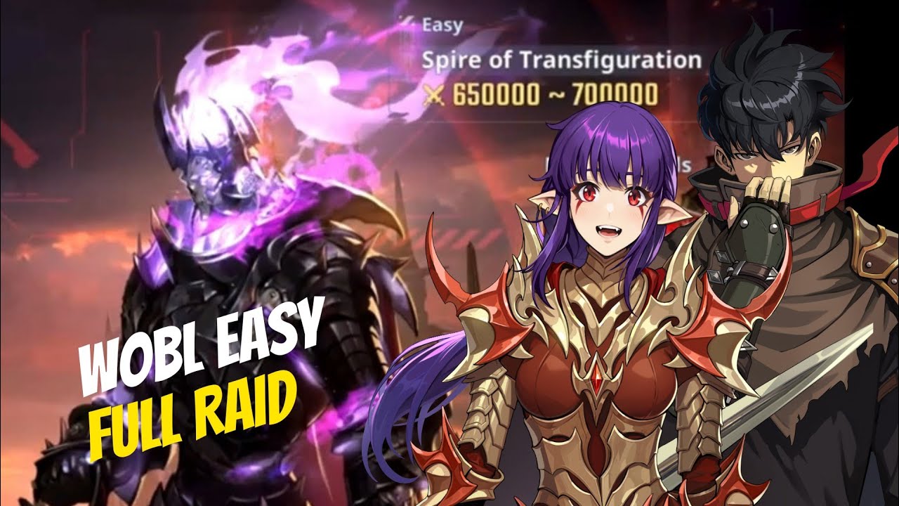 [Easy] Deimos, the Commander of Transfiguration Full Raid | WOBL - Esil Team | Solo Leveling: ARISE