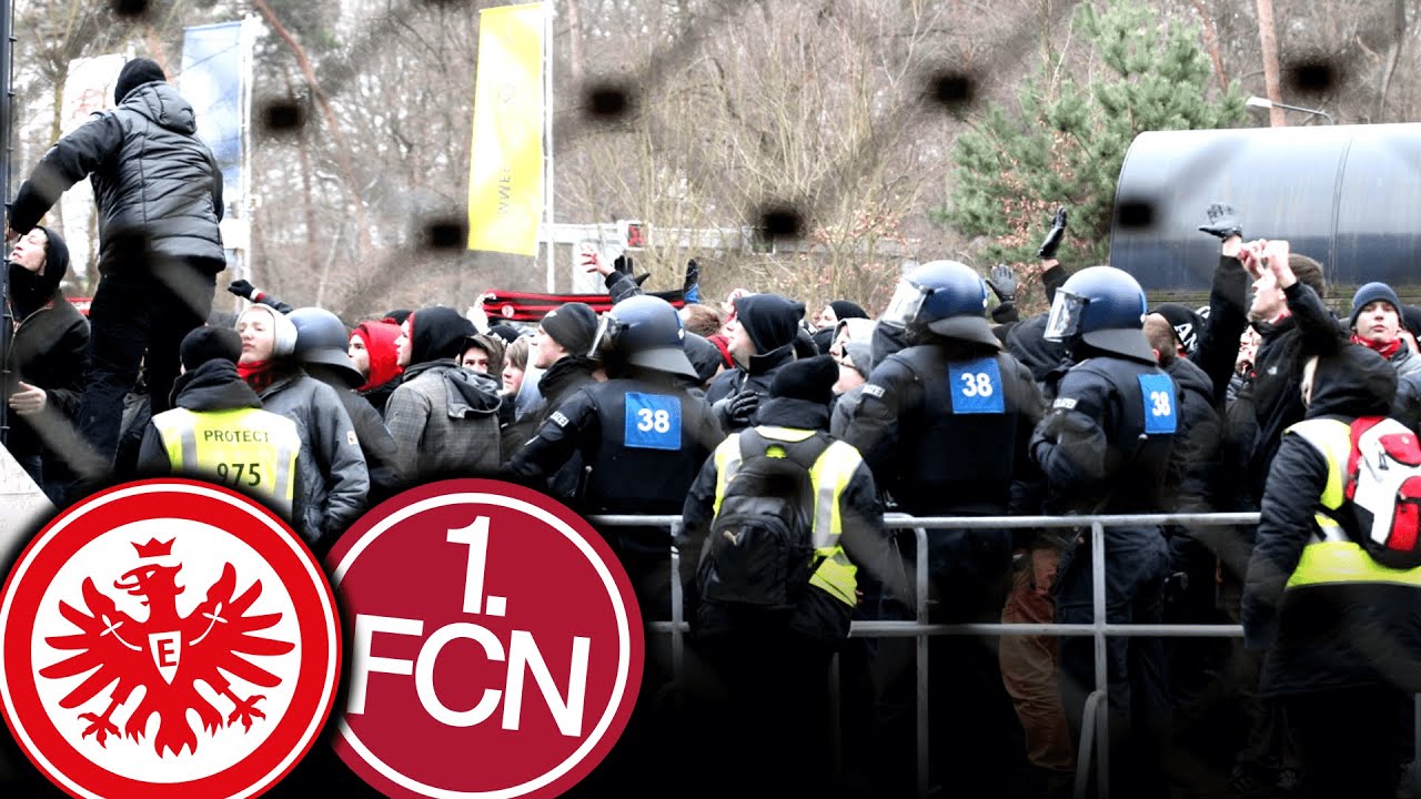 Als Ultras Nürnberg den Einlass in Frankfurt stürmten...