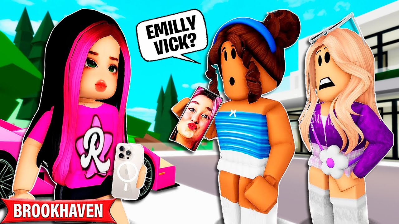 DESCOBRIMOS que a VIZINHA era a EMILLY VICK em BROOKHAVEN | Historinhas brookhaven 🏡rp | Roblox