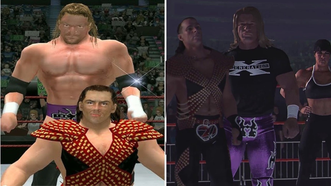 Эволюция выходов на ринг D-Generation X - 2002-2026 - Игры WWE X WWF