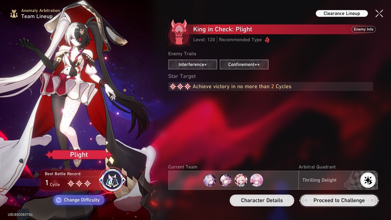 15cost remembrance team 1cycle @SparxiConOfficial Plight mode v4.0 Anomaly Arbitration
