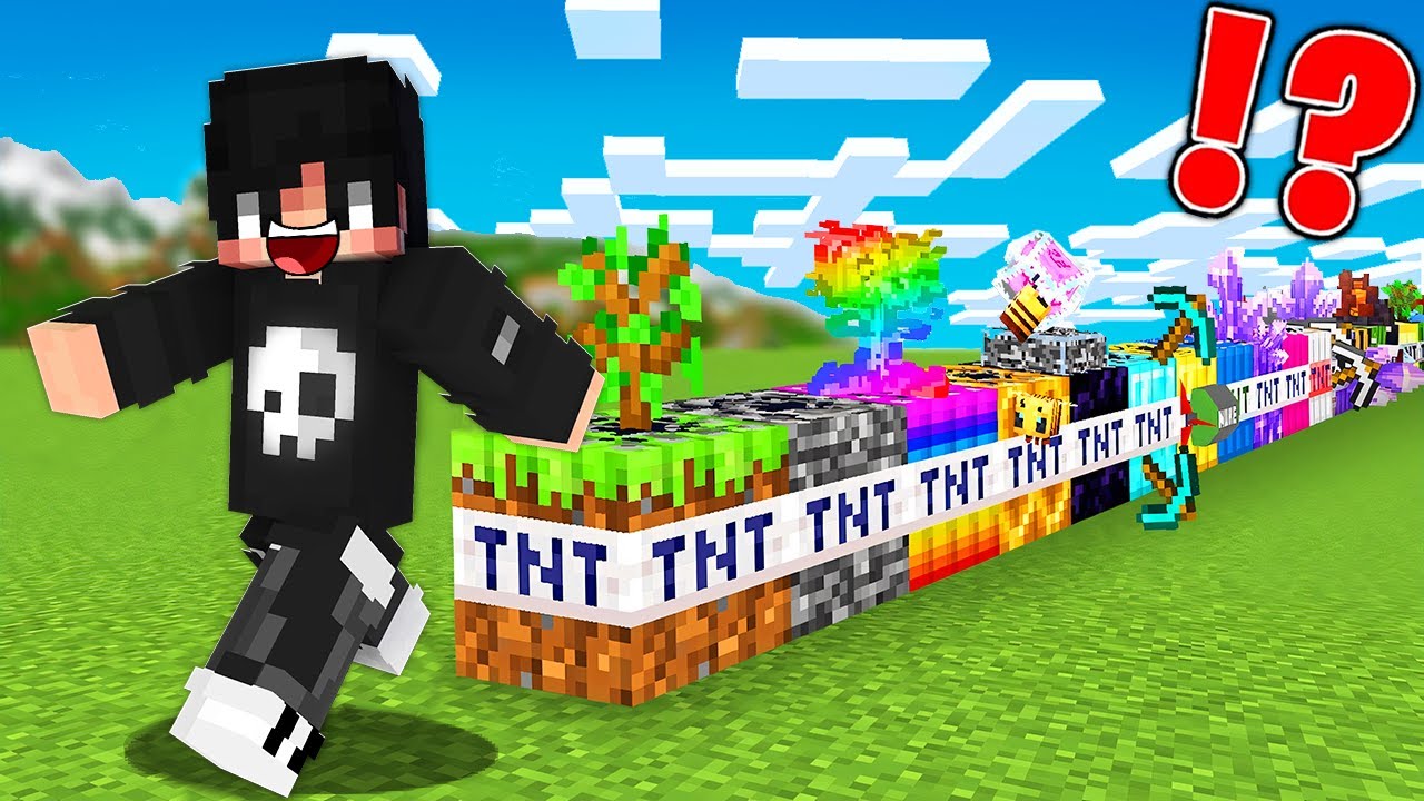 ماين كرافت جربت جميع أنواع التـي ان تـي الجديدة ولكن صارت كارثة !!؟