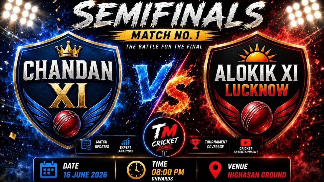 Alokik XI Lucknow vs Chandan XI