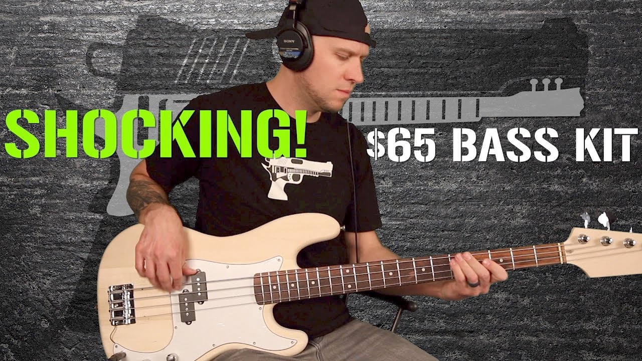 $65 eBay DIY P Bass kit unboxing, build, and review...SHOCKING!!!