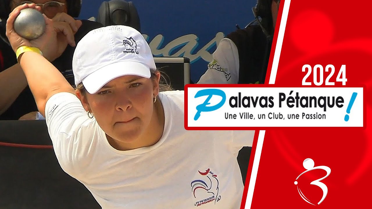France Espoirs VS SUISSE : International triplette à pétanque féminin de Palavas-les-Flots 2024