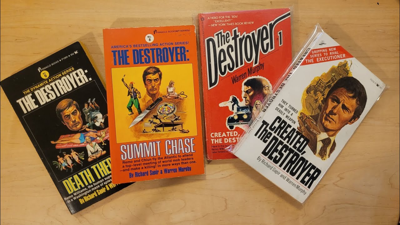 The first 25 Destroyer action adventure series by Richard Sapir and Warren Murphy.