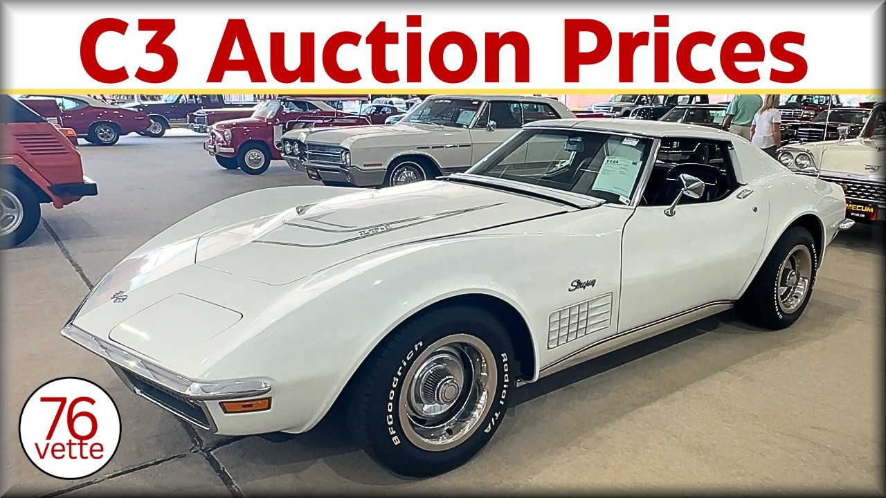 C3 Corvettes SOLD at Mecum’s Summer Auction