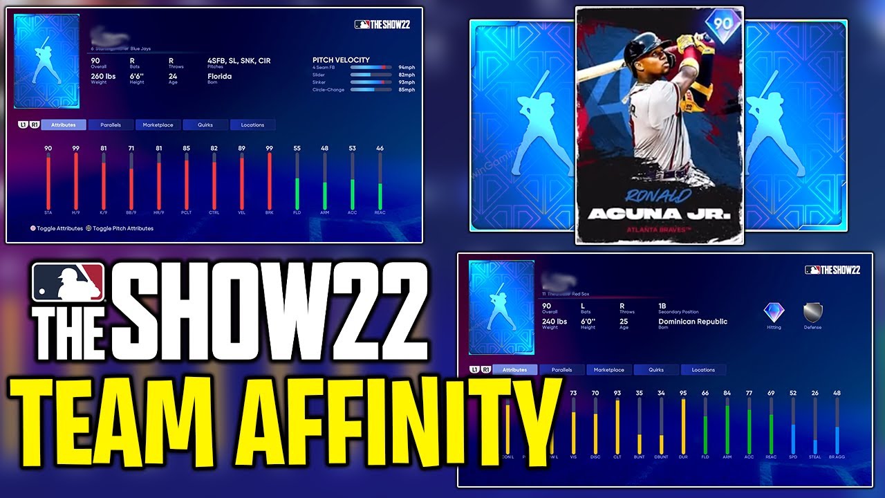 6 CONFIRMED Team Affinity Rewards in MLB The Show 22