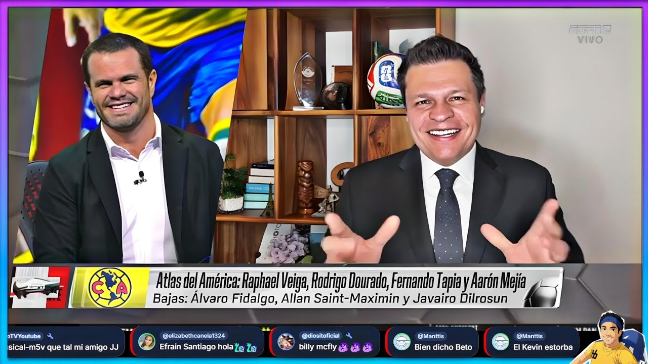 Reporte De América : Atlas del América: Raphael Veiga, Rodrigo Dourado, Fernando Tapia y Aarón Mejía