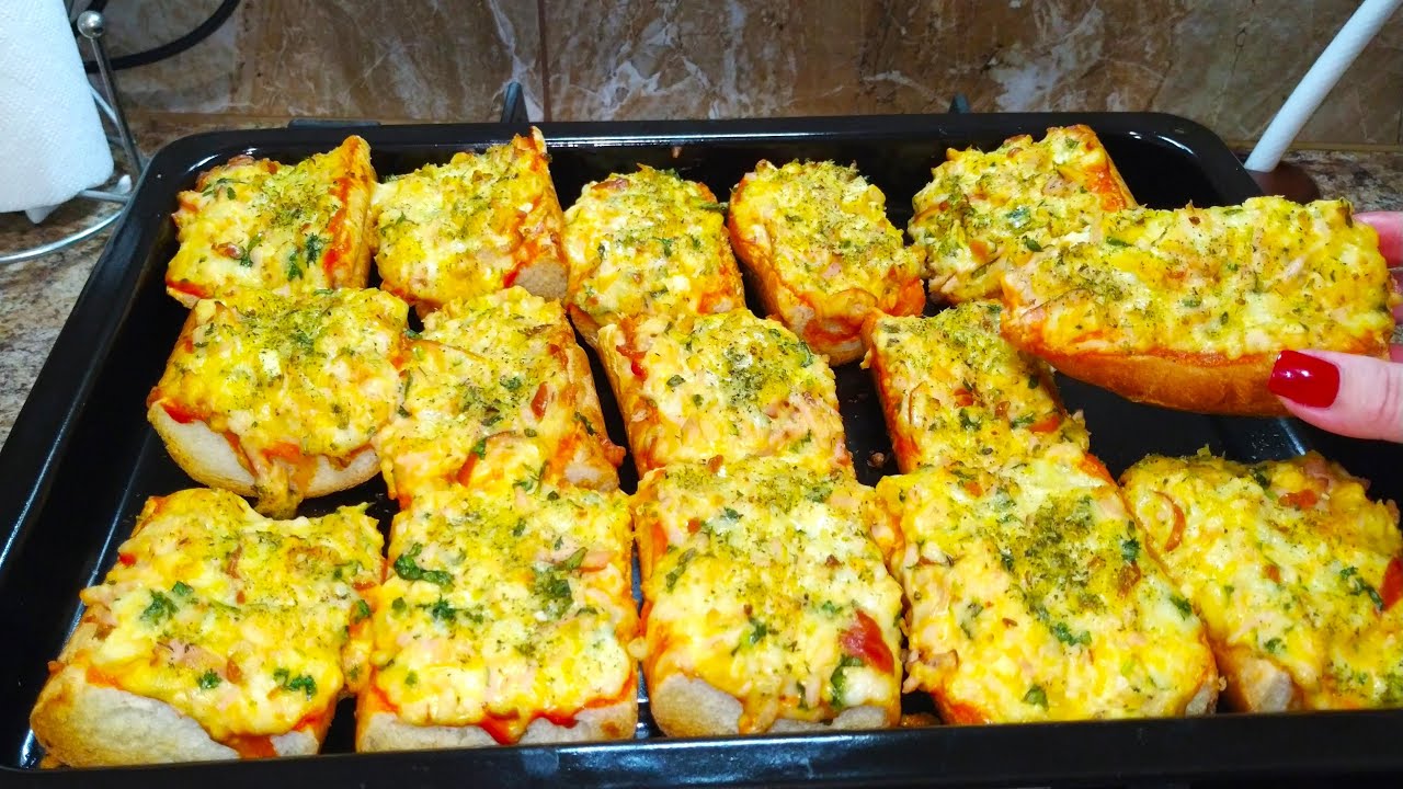 Завтрак за 5 минут! Горячие бутерброды Простые но Очень Вкусные! ВКУСНЕЕ Пиццы в 100 раз!